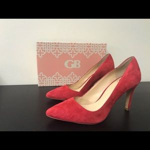 Gianni Bini pumps. Red suede. size 8M